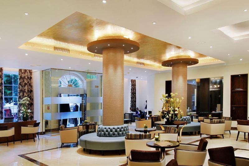 ホテル ザ モントカーム マーブル アーチ ロンドン エクステリア 写真 The lobby of the hotel